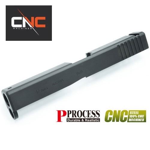가더-강철- Steel CNC Slide for MARUI Glock17 Gen4 (Black)